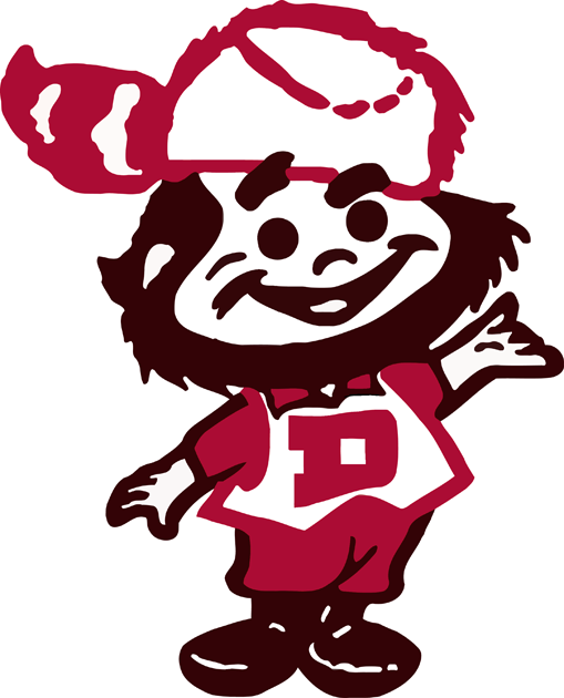 Denver Pioneers 1968-1998 Primary Logo iron on paper